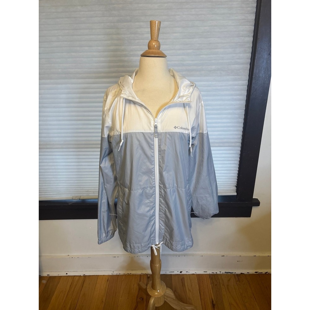 Columbia Hooded Packable Windbreaker Jacket